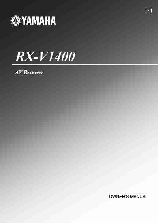 Yamaha Stereo System RX-V1400-page_pdf
